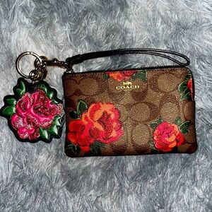 COACH wristlet and bag charm